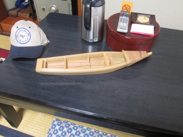 Bekabune model gifted to me from the Urayasu Museum.